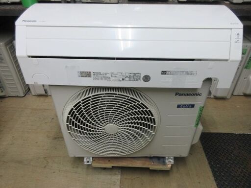K04065　パナソニック　中古エアコン　主に6畳用　冷房能力　2.2KW ／ 暖房能力　2.2KW - 神戸市