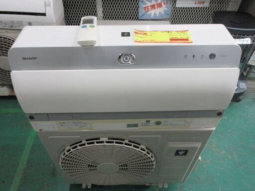 K04066　シャープ　中古エアコン　主に10畳用　冷房能力2.8kw　暖房能力3.6kw