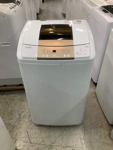 安心の6ヶ月保証付き！！ Haier　7.0kg全自動洗濯機　JW-K70M  2017年製