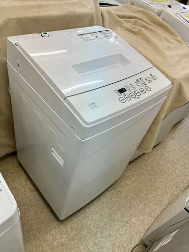 エルソニック ELSONIC 家庭用全自動洗濯機 EM-L50S2 5.0kg 2020年製 幅555mm奥行525mm高さ920mm 取扱説明書付 美品 説明欄必読