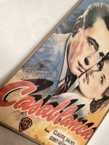 値下げ レア カサブランカ 英国 ポスター