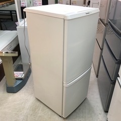 【リサイクルサービス八光　田上店　安心の3か月保証　配達・設置OK】パナソニック Panasonic NR-B14BW-W [冷蔵庫 138L 右開き 2ドア マットバニラホワイト]