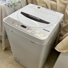SHARP シャープ 全自動電気洗濯機 ES-GE6D-T 6.0kg 2019年製 幅