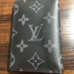 【ラスト1点】LOUIS VUITTON ルイ・ヴィトン カードケース 定期入れ プレゼント オーガナイザー・ドゥ ポッシュ モノグラム･エクリプス キャンバス レザー M61696