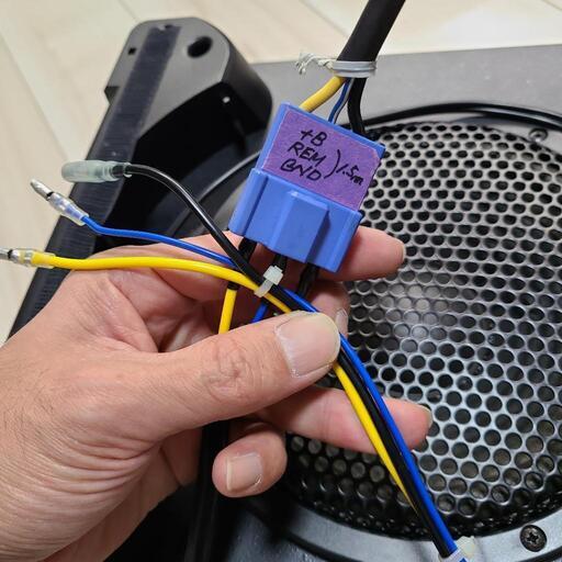 ALPINE SWD-2000 アンプ内蔵サブウーファー