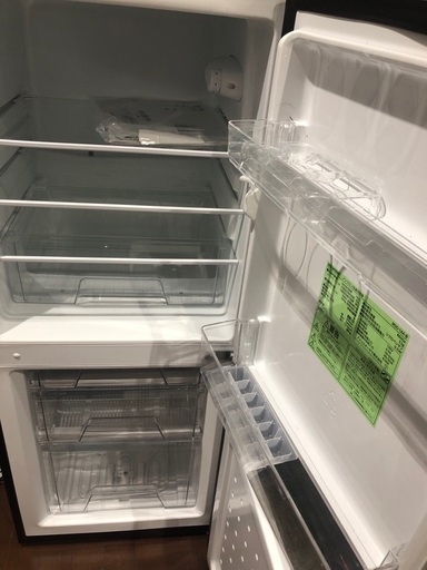 アイリスオーヤマ 【右開き】142L 2ドアノンフロン冷蔵庫 ブラック  