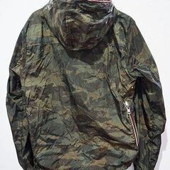 【苫小牧バナナ】国内正規品☆MONCLER/モンクレール NATH GIUBBOTTO NATH JACKET サイズ1 ナイロンジャケット カモフラ グリーン 中古♪
