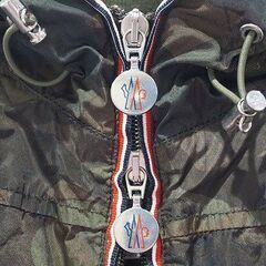 【苫小牧バナナ】国内正規品☆MONCLER/モンクレール NATH GIUBBOTTO NATH JACKET サイズ1 ナイロンジャケット カモフラ グリーン 中古♪