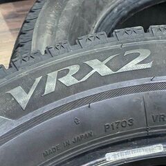 【苫小牧バナナ】ブリヂストン/Bridgestone スタッドレスタイヤ VRX2 185/65R15 17年製 4本セット♪
