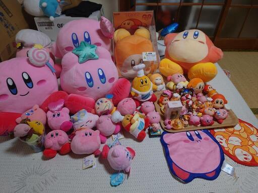 2/2迄　星のカービィ　グッズ　約50点　まとめ売り　カービィ　ぬいぐるみ　ワドルディ　アミューズメント　ガチャガチャ　ストラップ