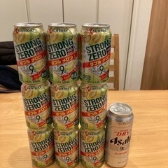 チューハイ　ストロングゼロ　スーパードライ　セット　10缶