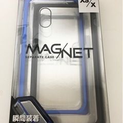 バウト iPhoneXS/X用マグネットアルミバンパーケース ブ...