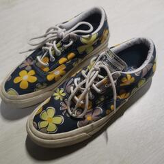 converse スニーカー　花柄24cm