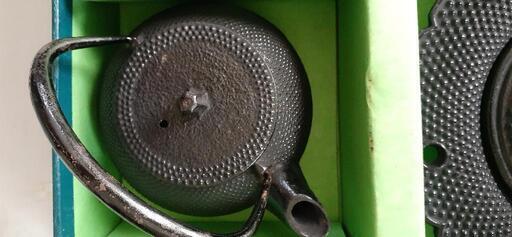 南部鉄器 急須 急須置き 茶托 灰皿セット
