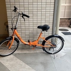 女性・学生向け　折りたたみ自転車