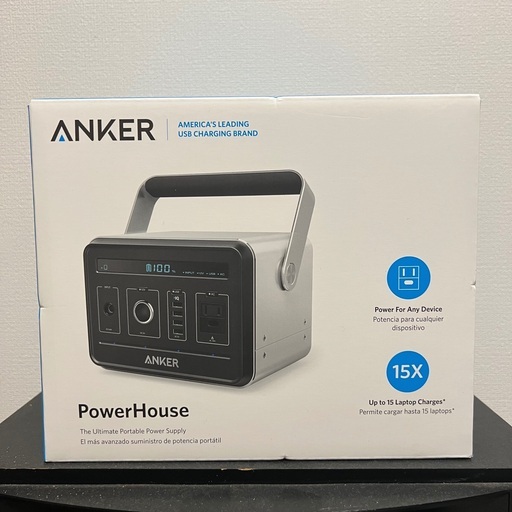 Anker POWERHOUSE　ポータブルバッテリー　キャンプ　災害の備え