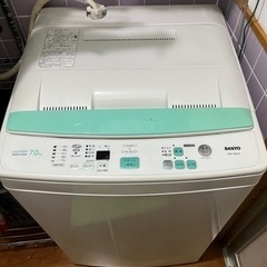 洗濯機　サンヨー　7kg  