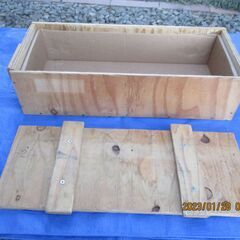 商談中:木製ツールボックス/工具箱　ハンドメイド　大工さんの道具...