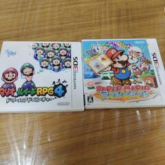 【ネット決済・配送可】任天堂3DSマリオ２本