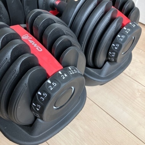 4WD 可変式ダンベル 24kg×2 Amazon | ダンベル 可変式ダンベル 可変式 2個セット 40kg (24kg