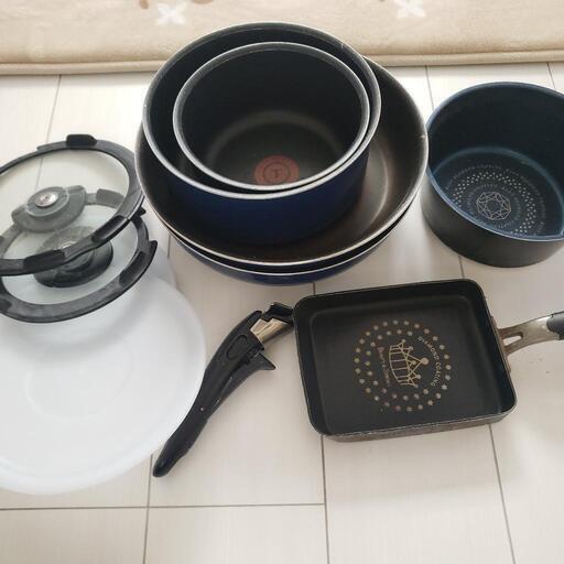 T-fal　鍋フライパン蓋セット