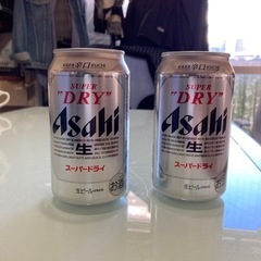Asahi super dry（2本）生ビール