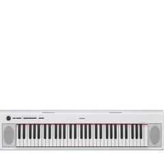 美品 ヤマハ YAMAHA 電子キーボード piaggero NP-12WH、スタンド 