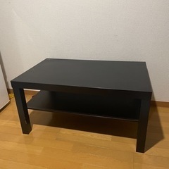 ローテーブル黒