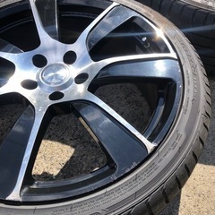 値下　225/40ZR19 バリ溝　4本　ホイール付