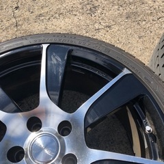 値下　225/40ZR19 バリ溝　4本　ホイール付