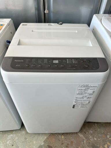 Panasonic 6kg洗濯機　2021年製　　リサイクルショップ宮崎屋住吉店　23.1.28　ｙ