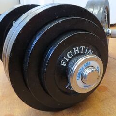 FIGHTING LORD 30キロ×2 60kgダンベル ♪FIGHTING ROAD/ファイティングロード ダンベル 30kg×2＝60kg♪