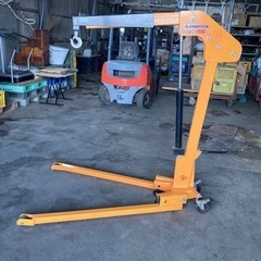 受け渡し決定致しました。手押しクレーン SMC-500