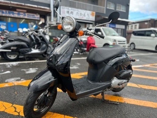 【格安の原付リースも好評中】ホンダ　トゥデイ/黒/タイヤばり山【配送•当日納車OK】