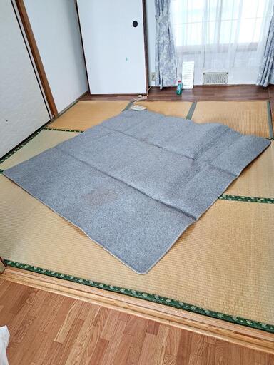 【土日は2000円‼️平日のお引き取り‼️1000円‼️処分価格‼️富士通 ホットカーペット‼️ほぼ未使用‼️畳2畳サイ ズ‼️土日は2000円‼️】