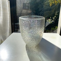 オーロラガラス　花瓶