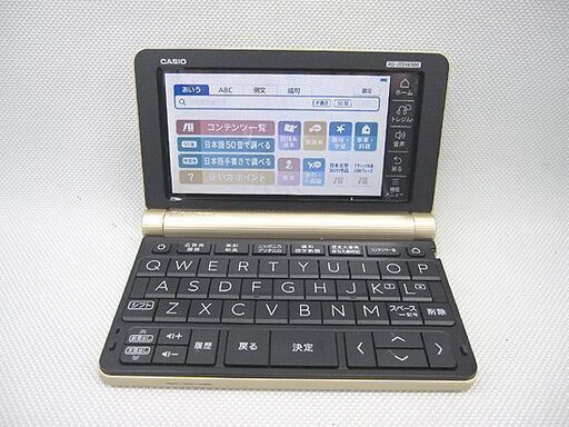 カシオ 電子辞書 EX-word XD-JTSV6000 専用ケース/イヤホン付き