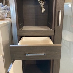 カリモク  コロニアル バタフライテーブル ダイニングテーブル キャスター付き-お買い得❗️【ニトリ/レンジ台】配達可能　クリーニング済み【管理番号82801】