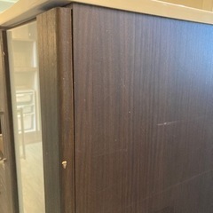 カリモク  コロニアル バタフライテーブル ダイニングテーブル キャスター付き-お買い得❗️【ニトリ/レンジ台】配達可能　クリーニング済み【管理番号82801】