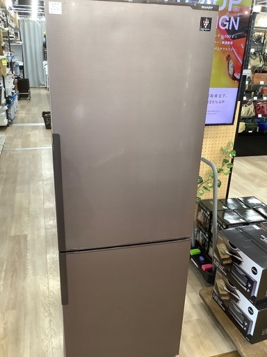 2ドア冷蔵庫 SHARP SJ-PD27A-T  271L  2015年製　入荷致しました！