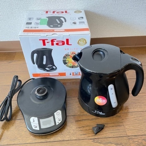 電気ケトル　ティファール T-fal ジャスティン プラス コントロール 1.2L 破損有り