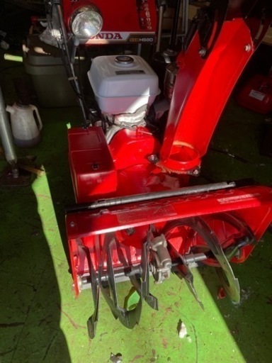全バラし 全塗装 HONDA８馬力除雪機
