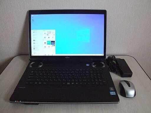 高速SSD240GB搭載＋HDD640GB　大画面17型フルHD　第二世代 Core i7 2630QM 　FMV LIFEBOOK NH77/DD　ノートパソコン　 (4021)