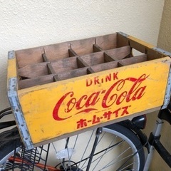 コカコーラの木箱