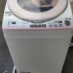 SHARP 電気洗濯乾燥機 ES-TX830-P 2014年製