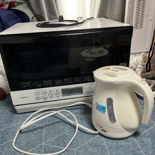 TOSHIBA オーブン電子レンジ　T-fal 電気ケトル