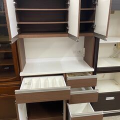 リサイクルショップどりーむ荒田店 No5355 食器棚 ニトリ 組み合わせ 