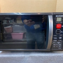 I717 ☆ 人気のブラック！ SHARP オーブンレンジ ☆ 2019年製 ⭐動作確認済