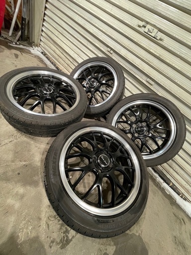 165-50-16  ユーロスポーツ　BLEST 美品　タイヤホイール