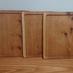 無垢材のトレイ 松、杉、桐の 計9枚